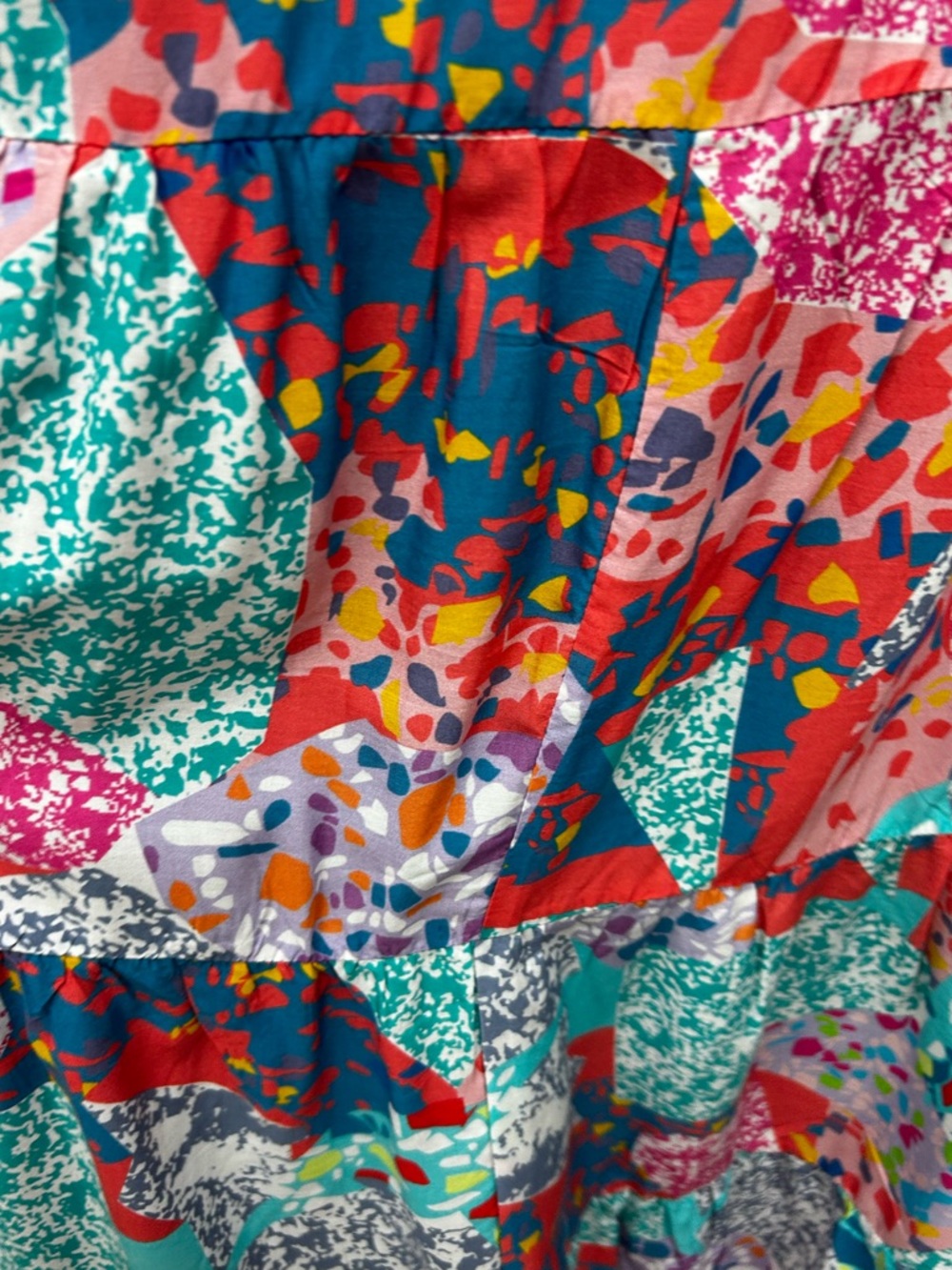 Tolani Collection Madison Patchwork Maxi Dress Large Petite Summer Dress - Picture 12 of 13